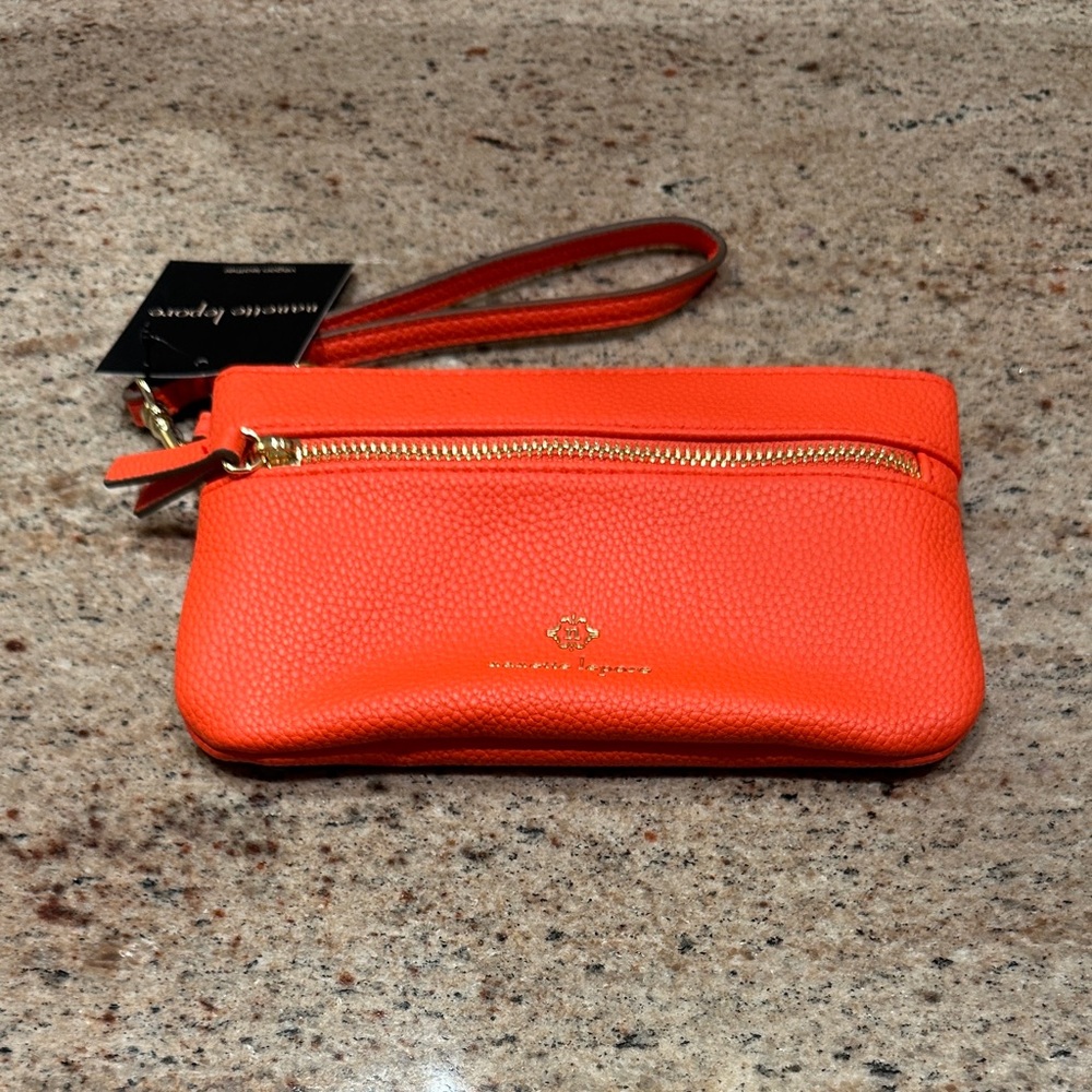 🌈 Nanette Lepore NWT women’s wristlet wallet color: Flame 🌈